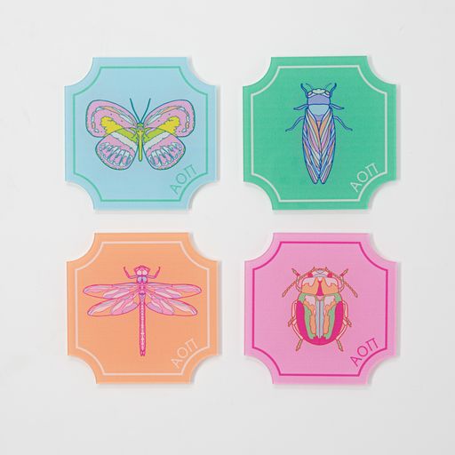 AOPi Flutter Acrylic Coasters