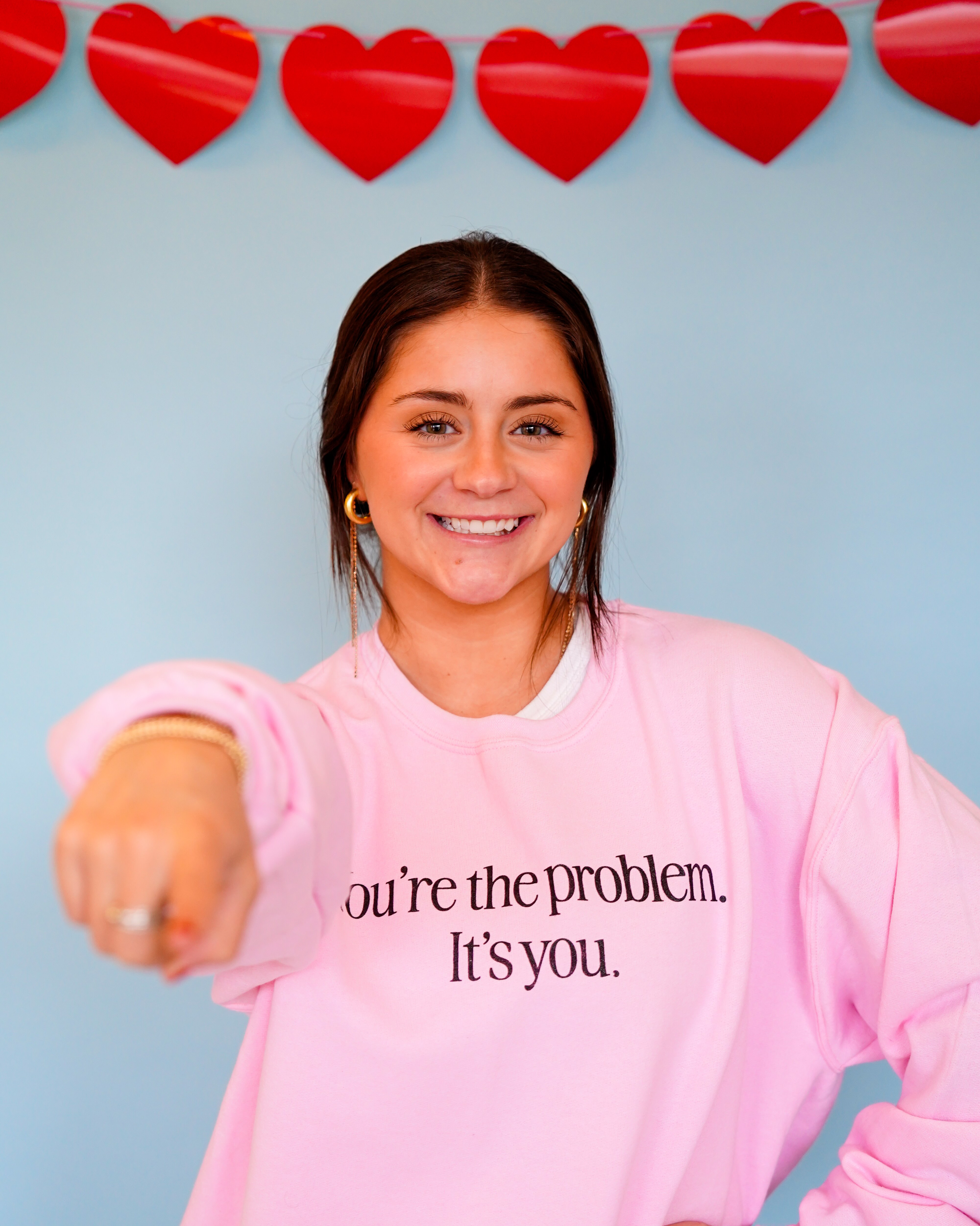 You're the Problem It's You Crew neck