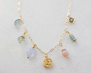 Zodiac Charm Necklace: Earth / Capricorn