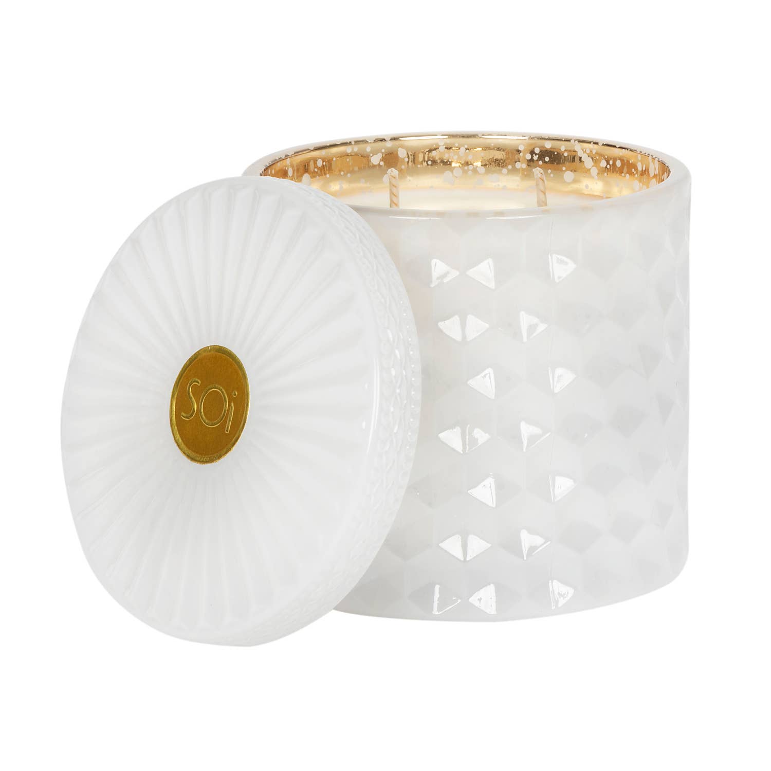 Winter Wonderland 15oz Shimmer Candle 2 wick (White)