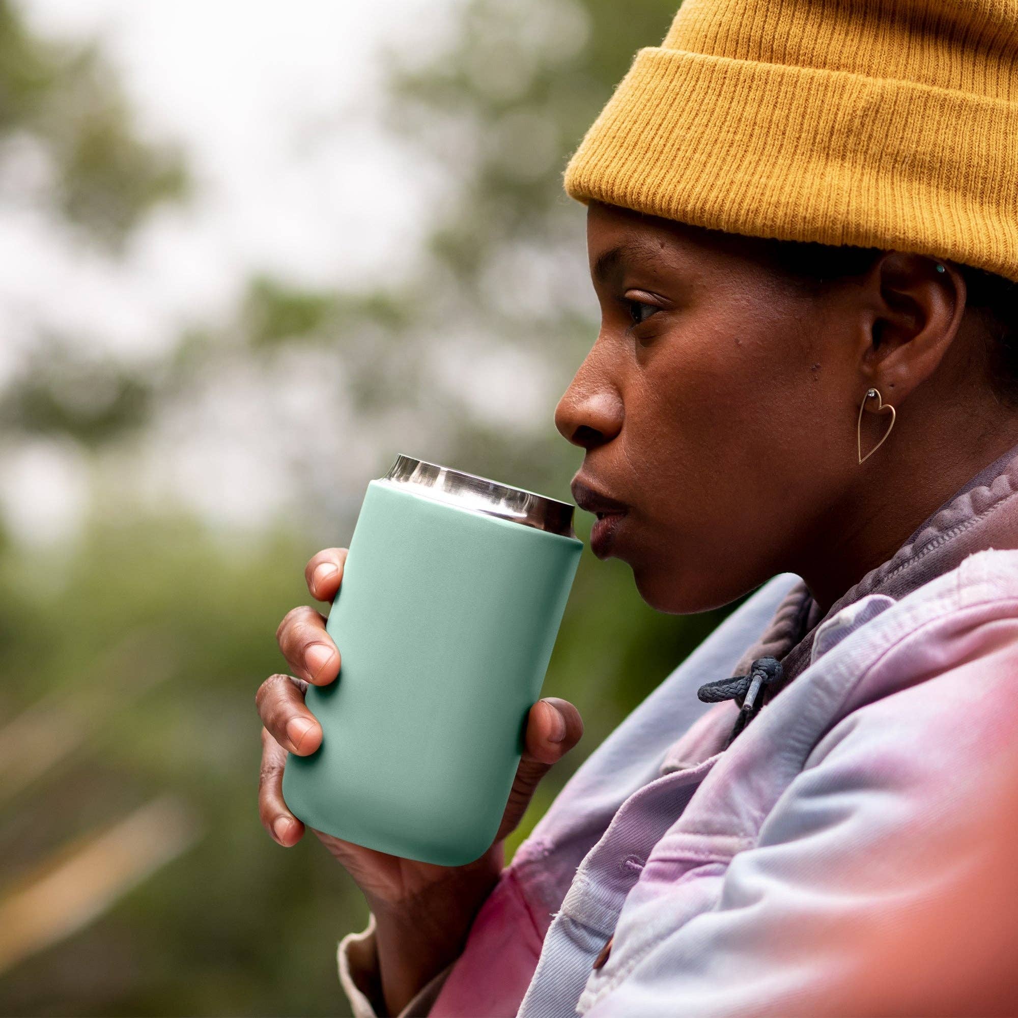 Carter Wide Mug: Matte White / 16 oz