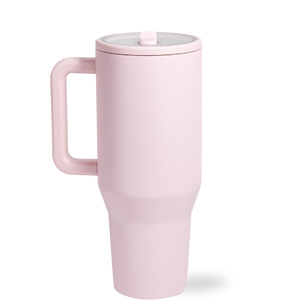Pink Sand HydroJug 32 oz Traveler Tumbler: Pink Sand