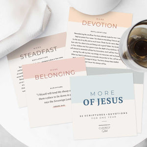 More of Jesus Scripture Devotional Set w/Stand: Acrylic Stand