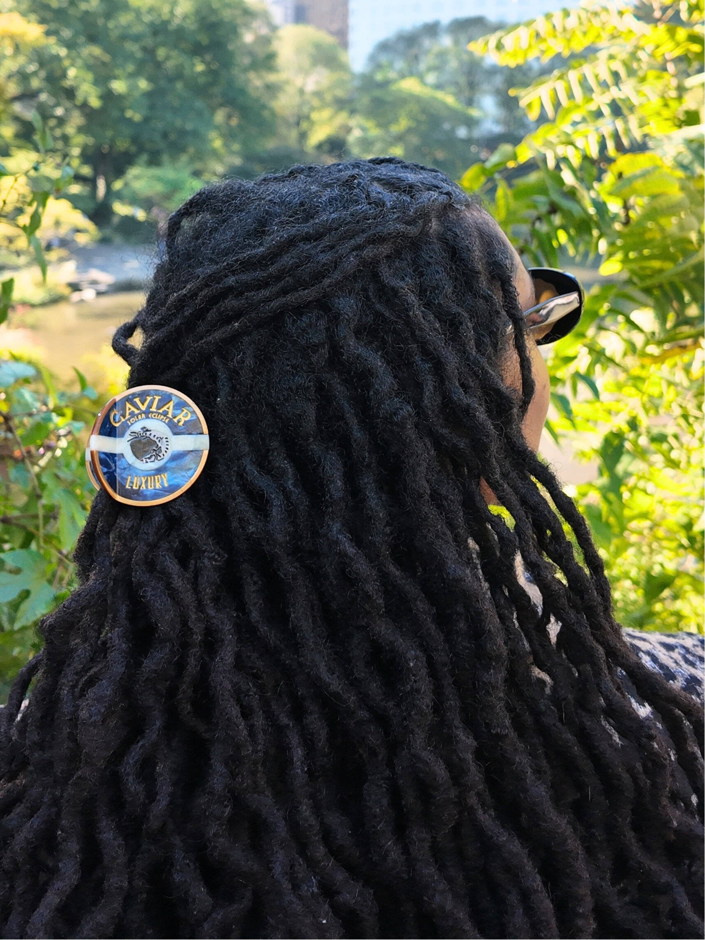 Hand-painted Caviar Claw Hair Clip | Eco-Friendly