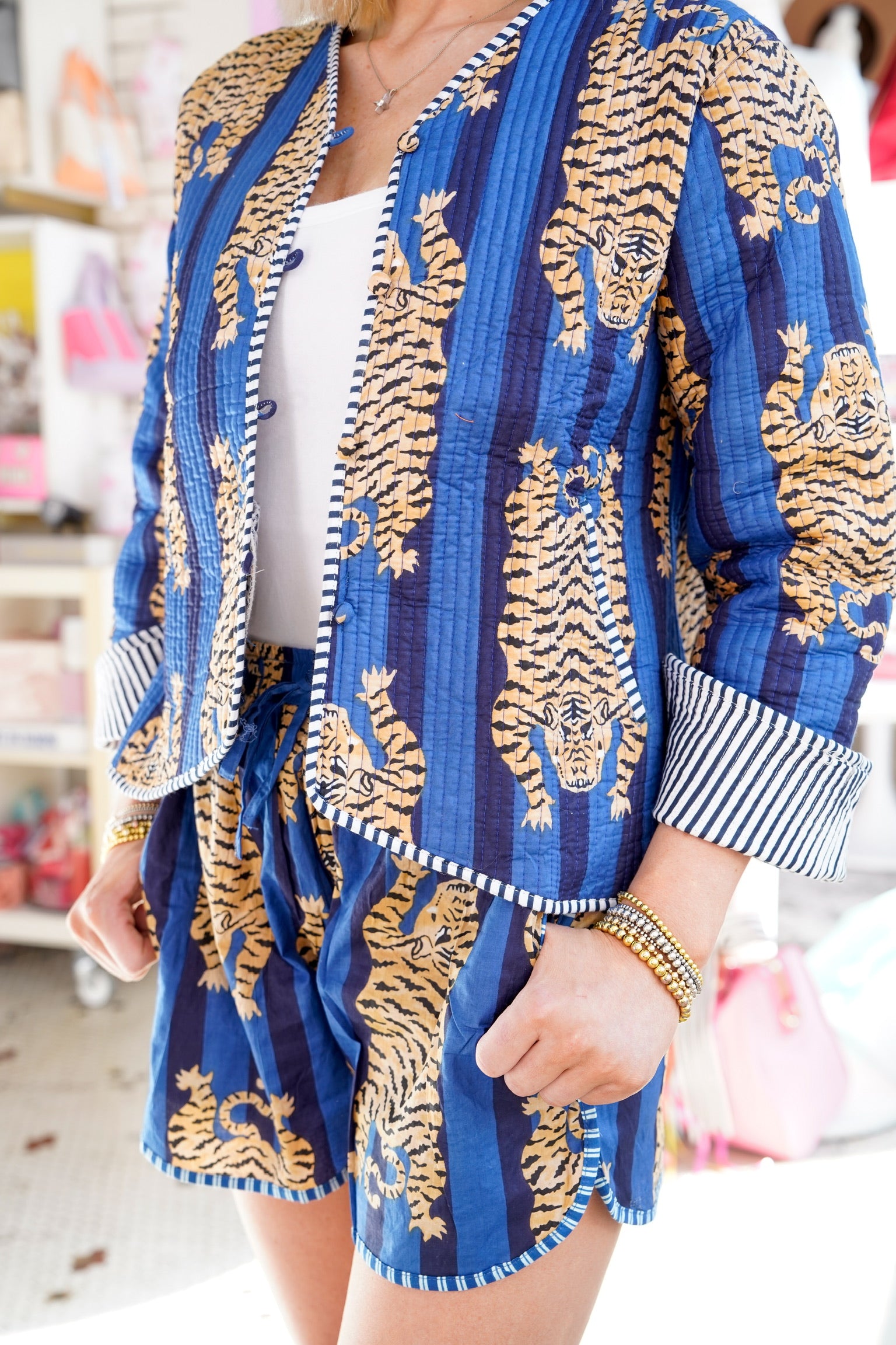 Quilted Tiger Jacket