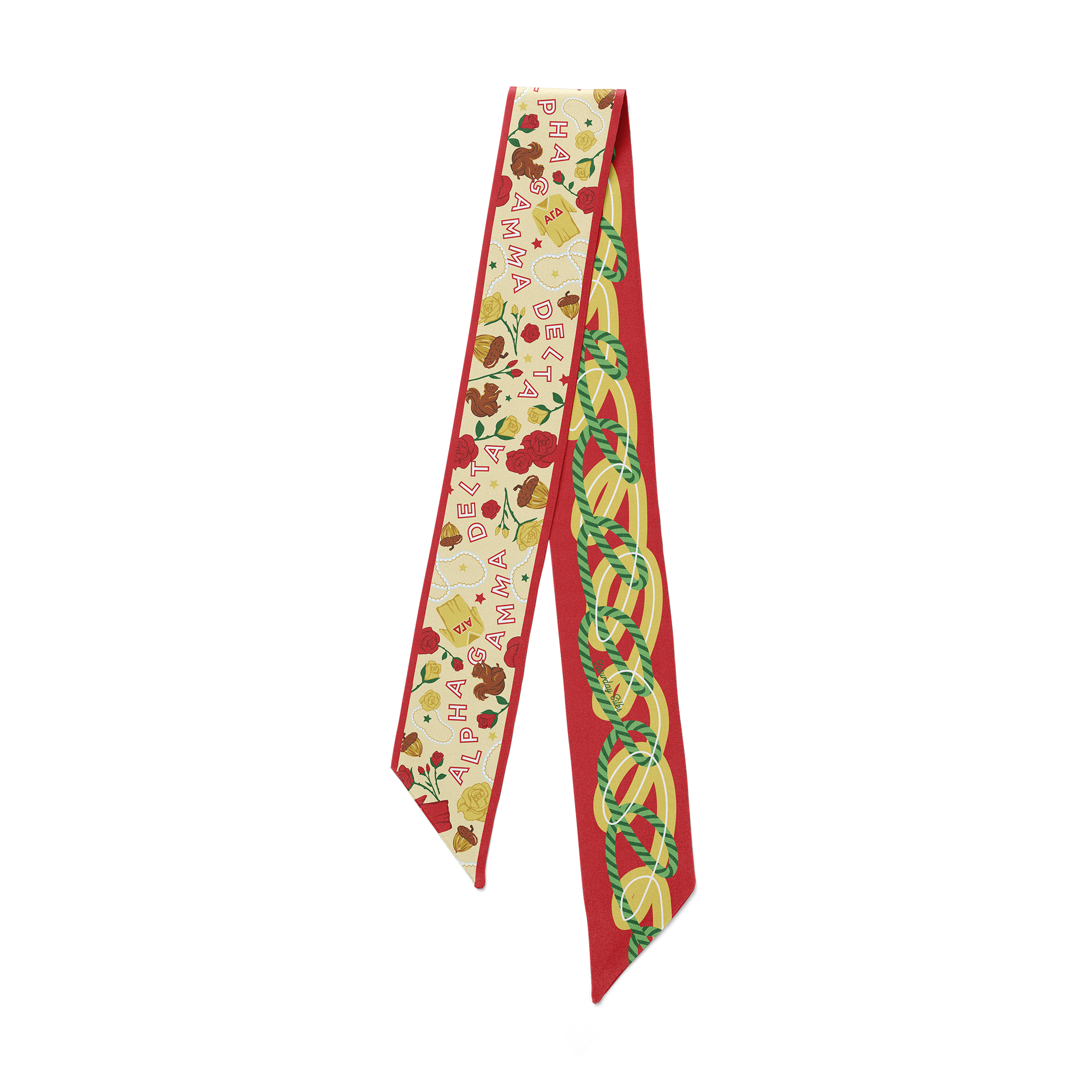 Alpha Gamma Delta Skinny Scarf