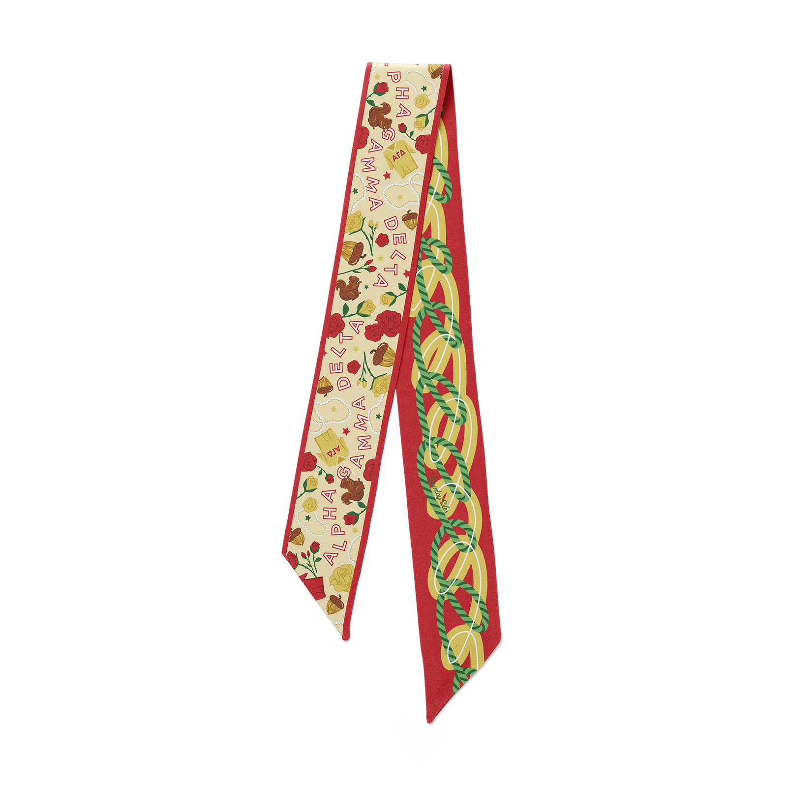 Alpha Gamma Delta Skinny Scarf