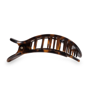 Round Flat Hair Clip | Large | Tortoise