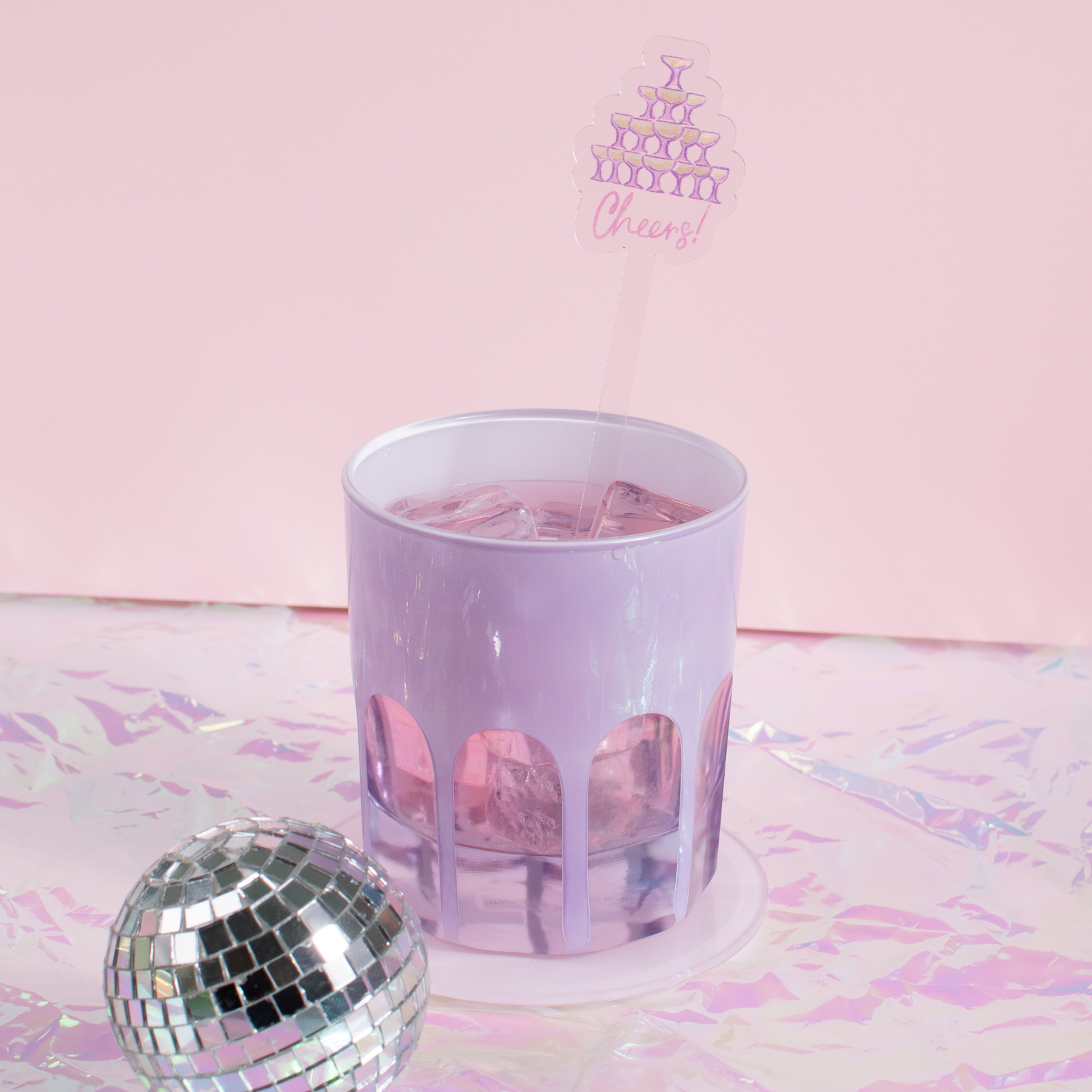 WS - Cheers Acrylic Stir Stick