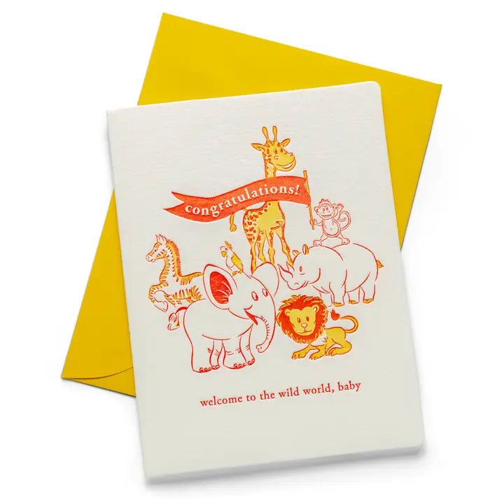 Wild Baby Card