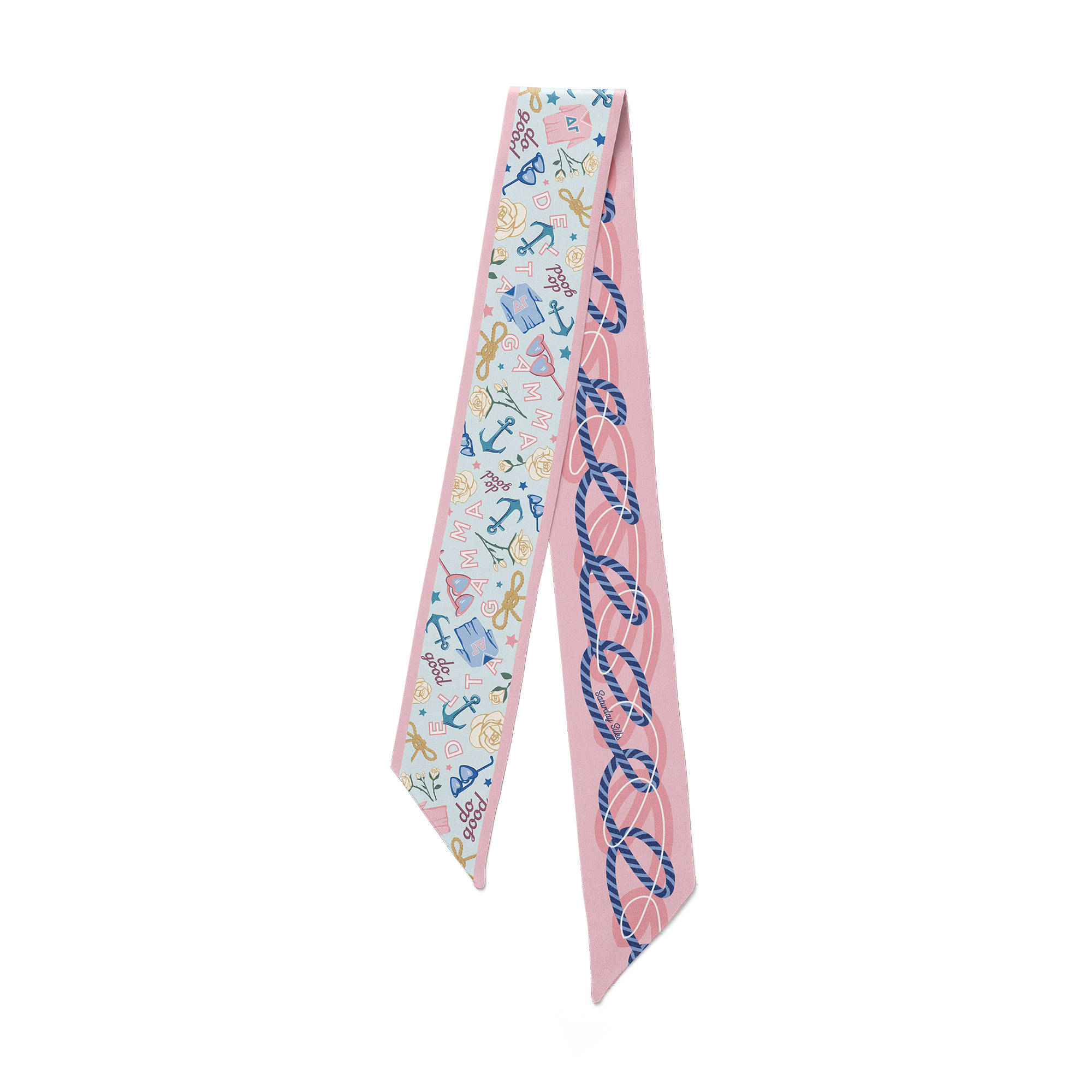 Delta Gamma Skinny Scarf