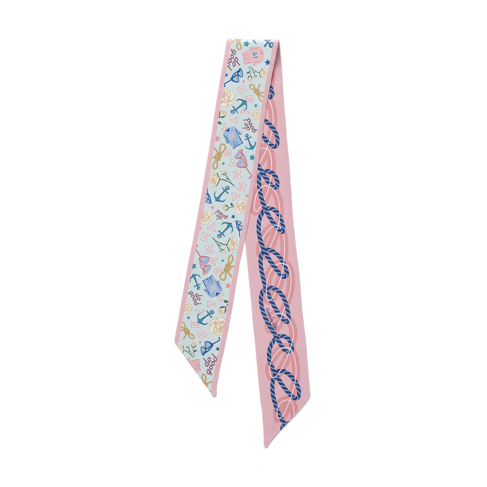 Delta Gamma Skinny Scarf