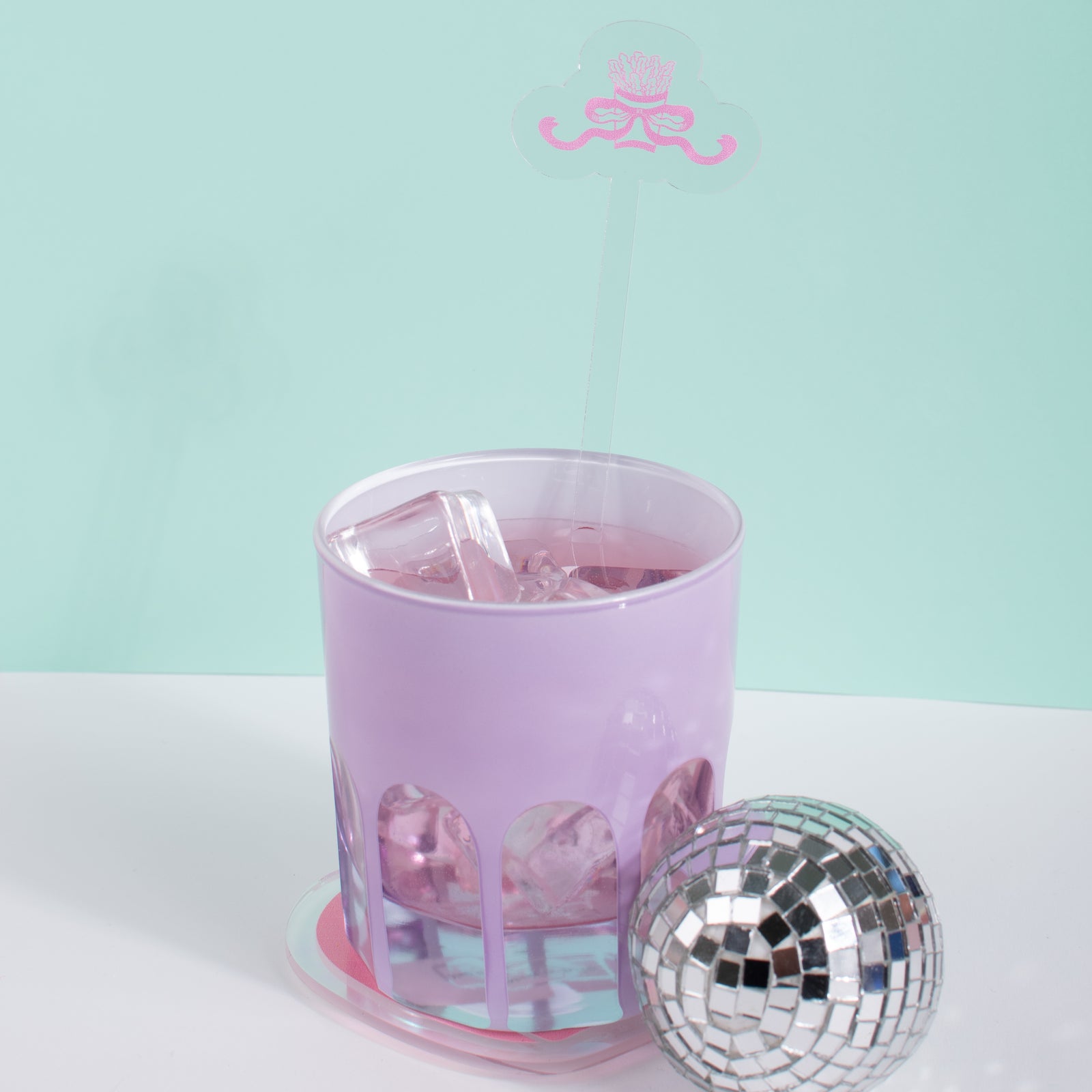 WS - Ribbon Fries Acrylic Stir Stick