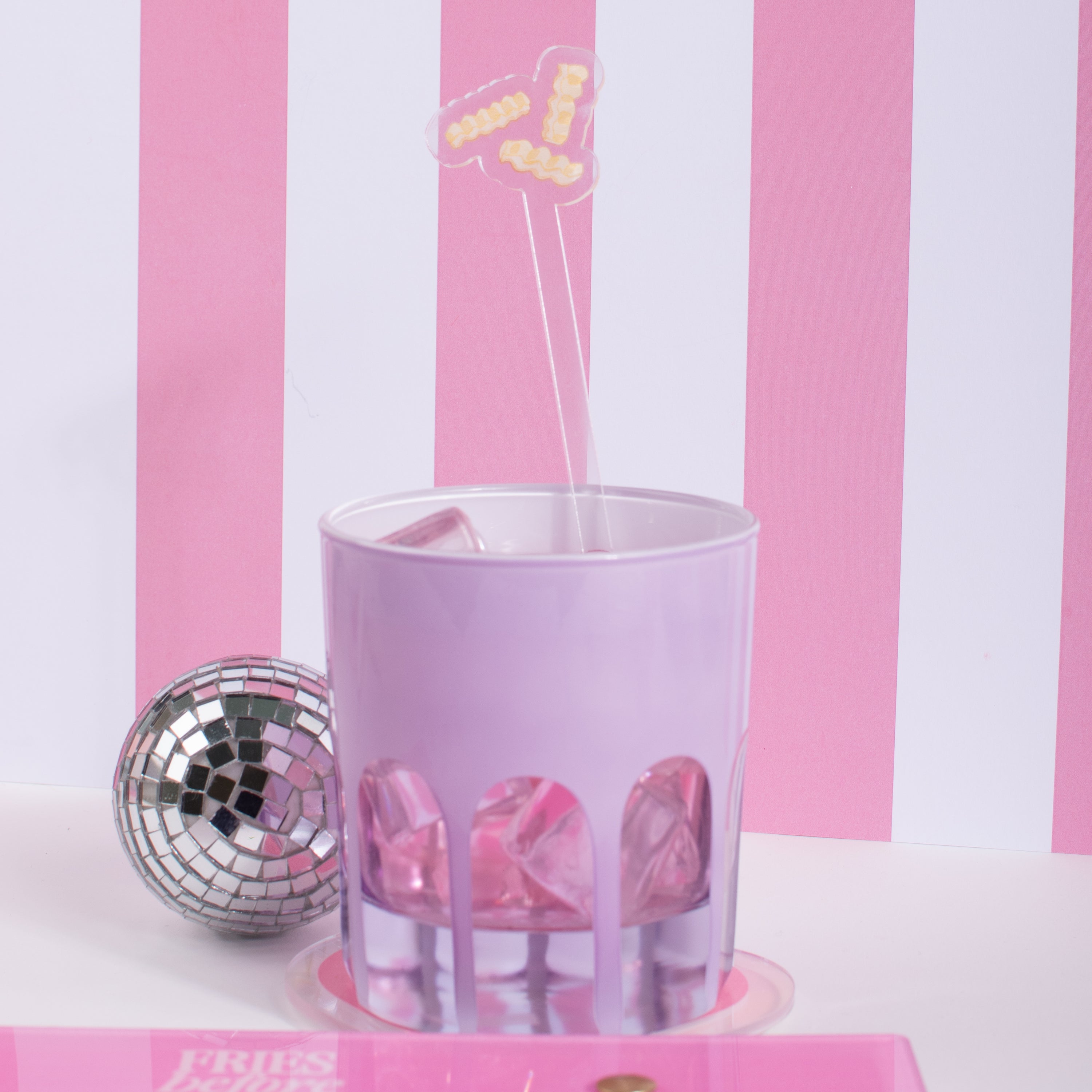 Valentines Acrylic Stir Stick