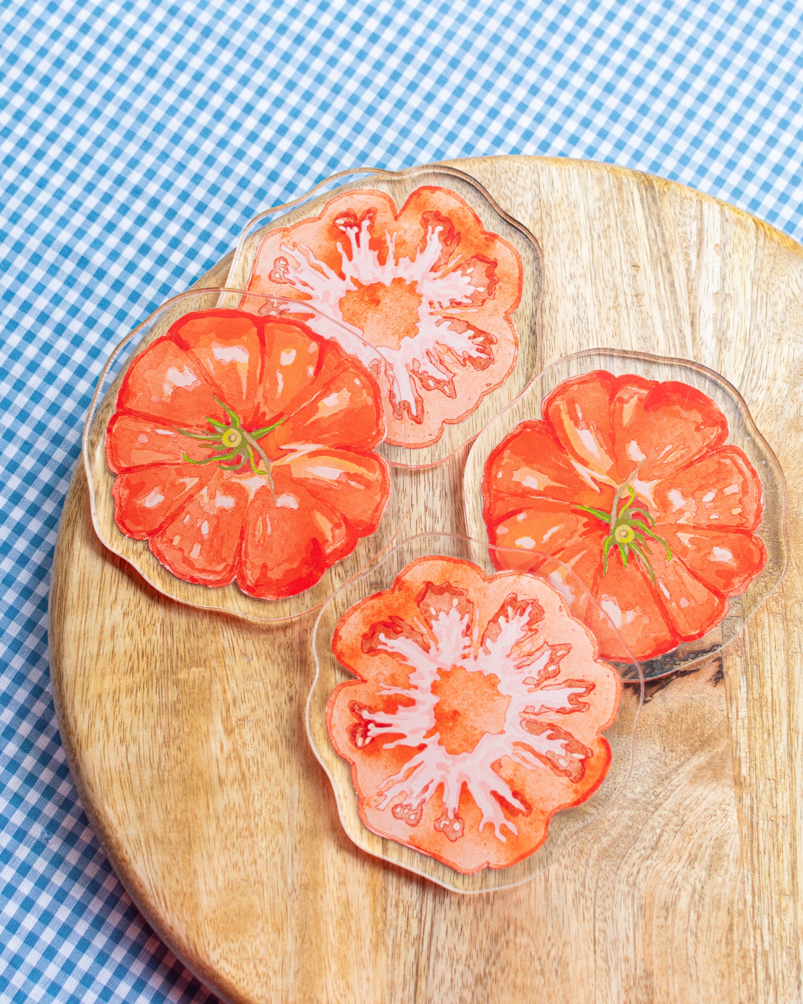 Thick coasters set of 2