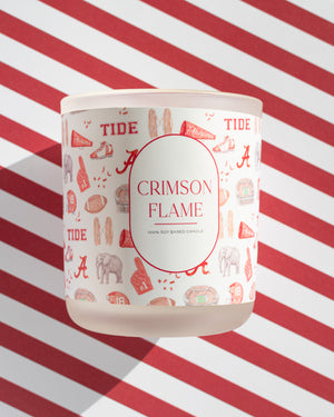 Crimson Flame Candle