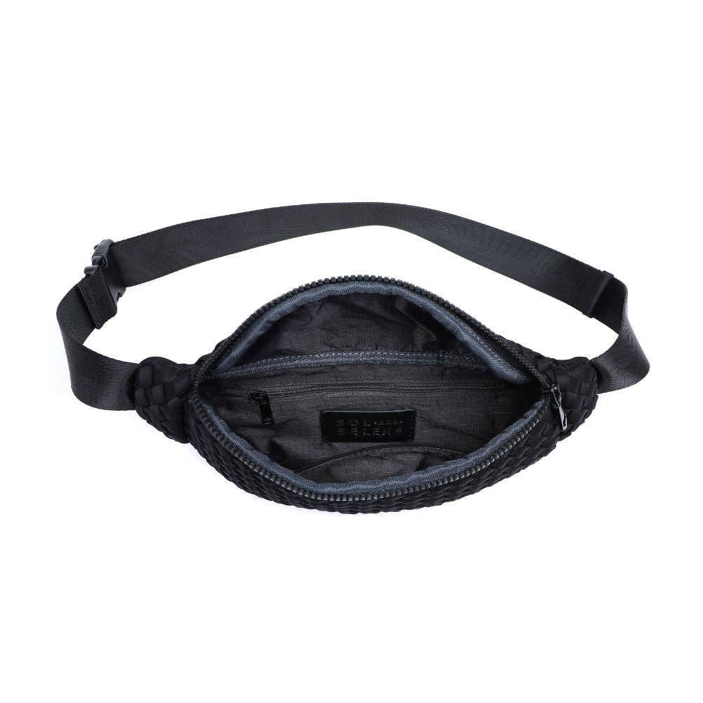 Aim High  Woven Neoprene Belt Bag: Neon Yellow