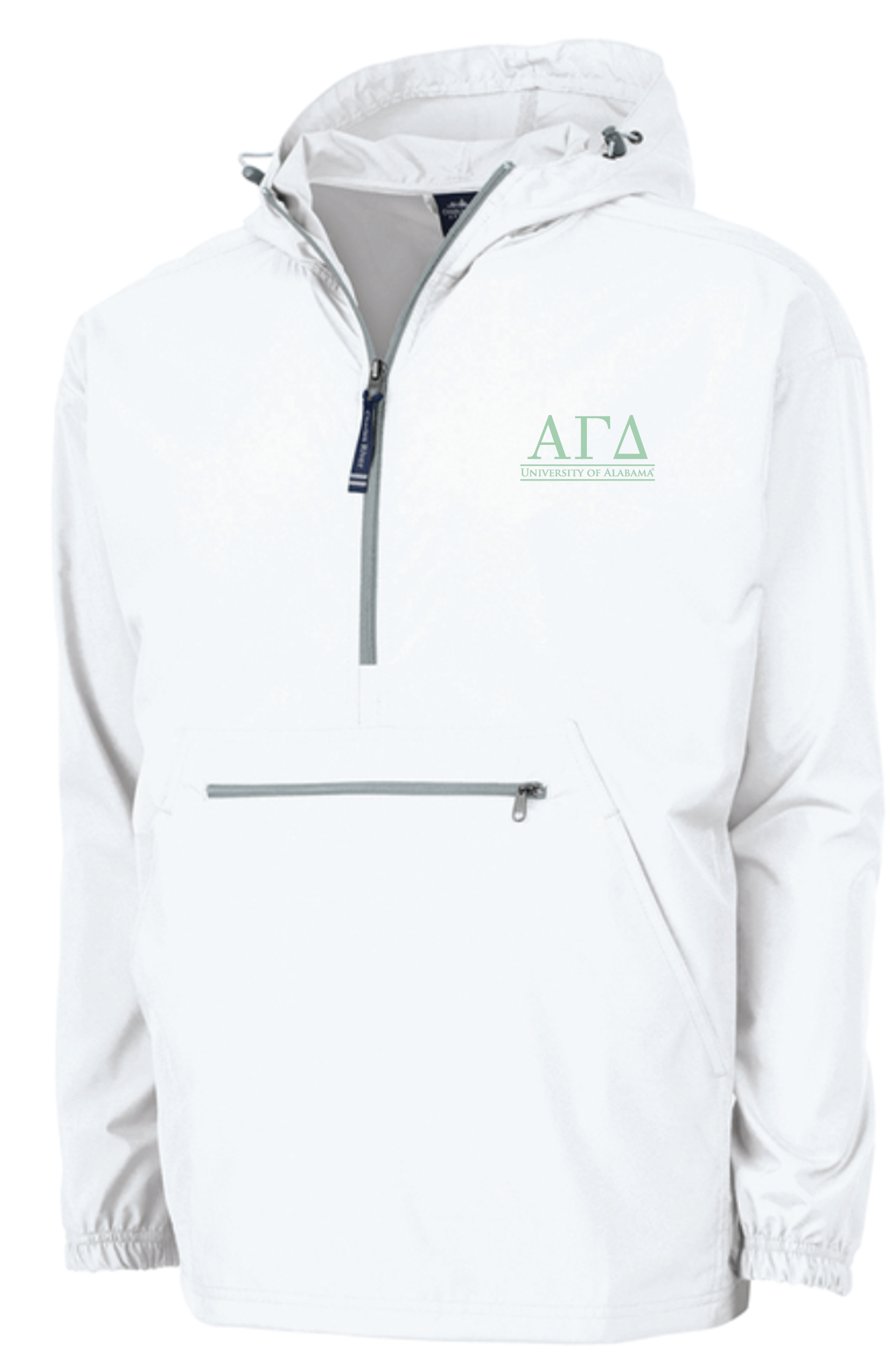 White Sorority Rain Jacket