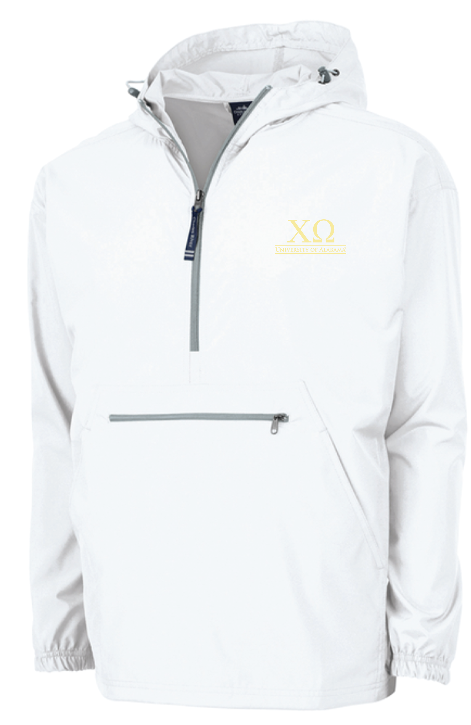 White Sorority Rain Jacket