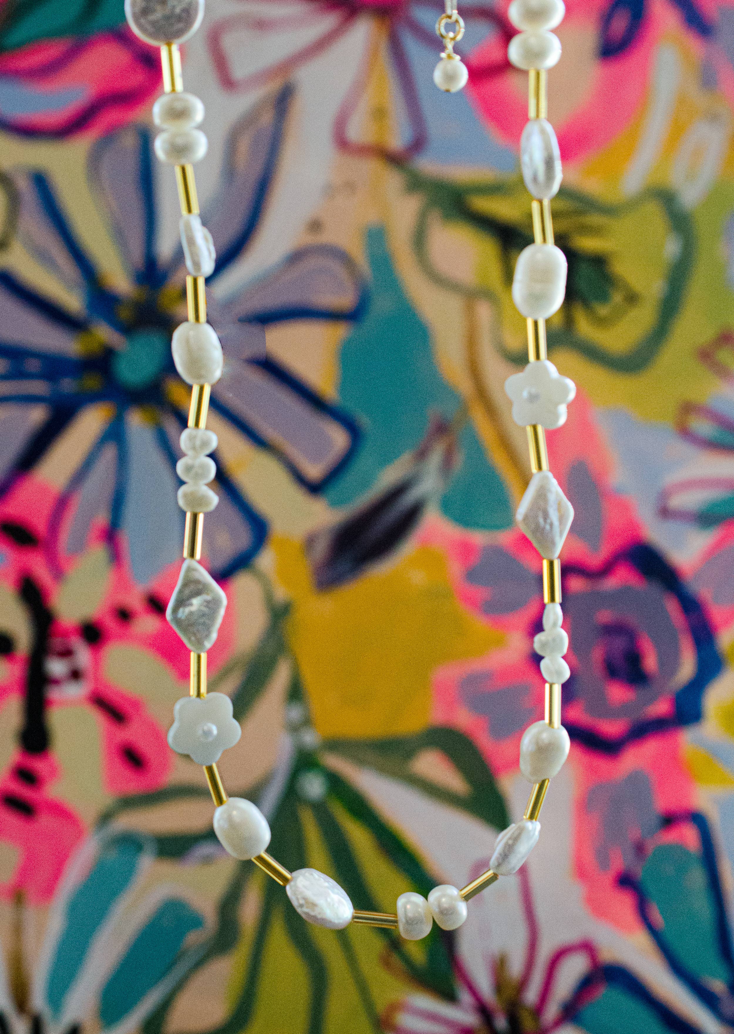 Pearl Beaded Necklace