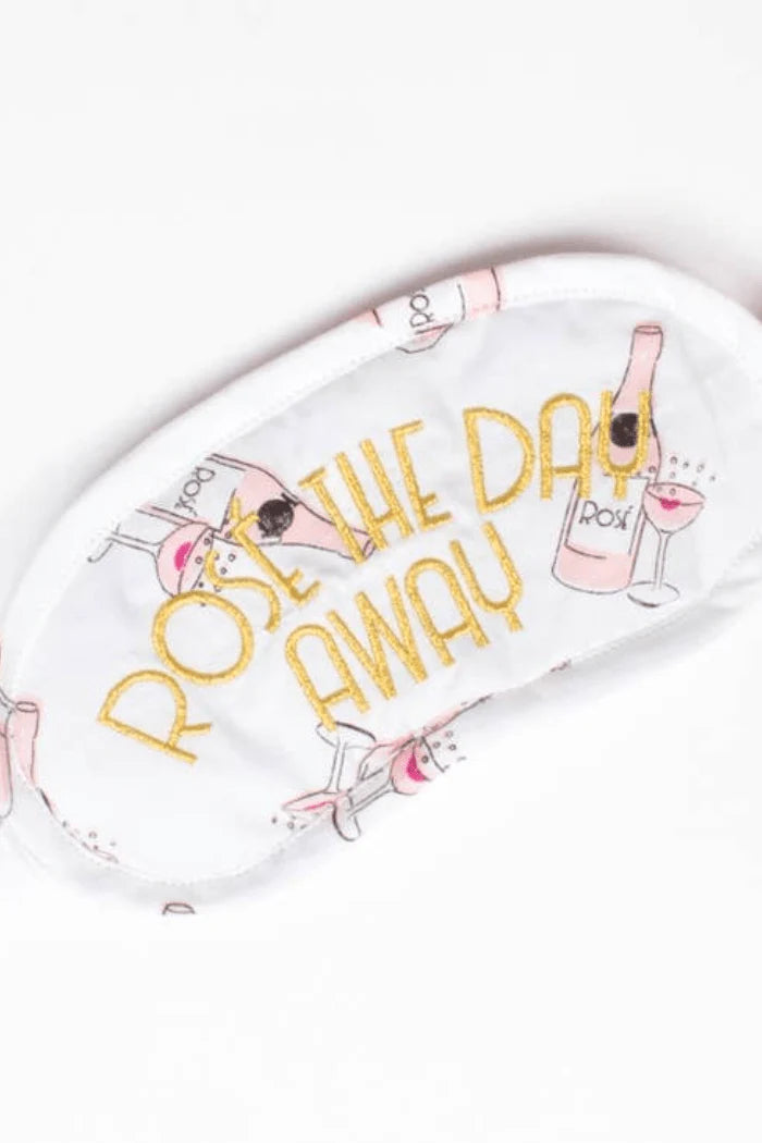 Rose the day away eye mask