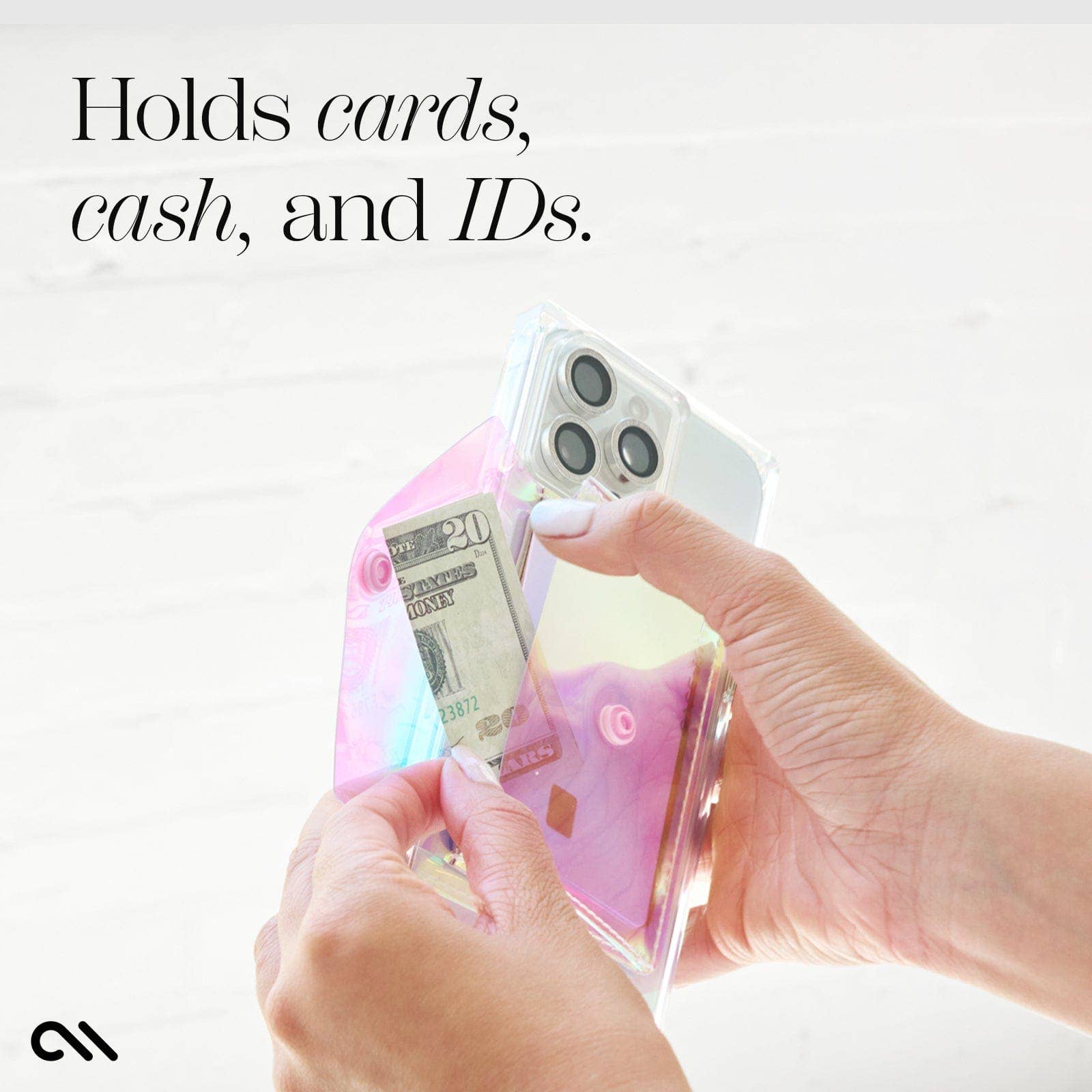 Soap Bubble™ MagSafe Snap Wallet: Soap Bubble™