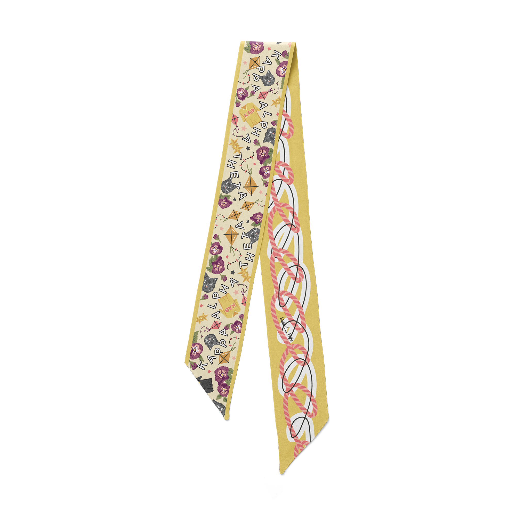 Kappa Alpha Theta Skinny Scarf