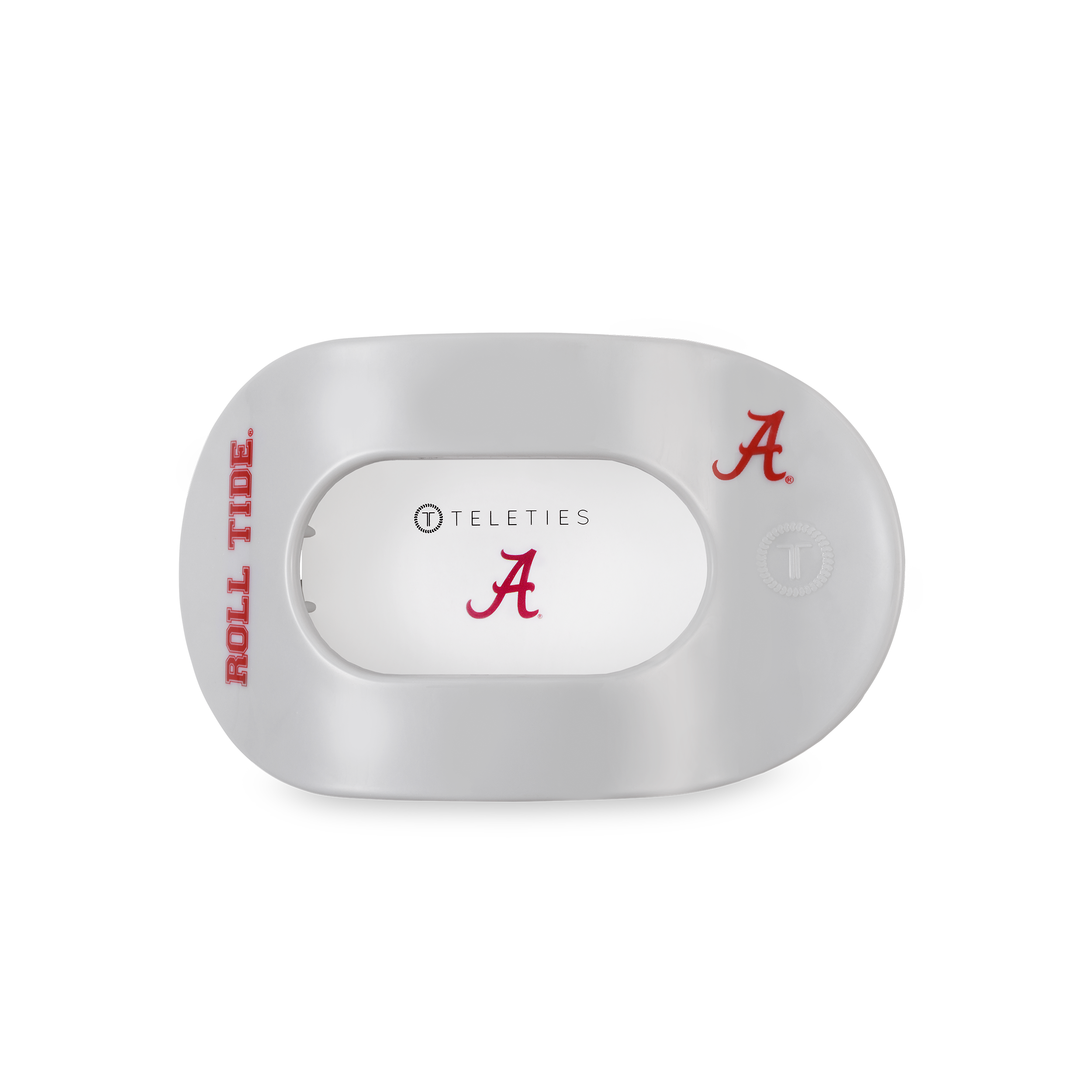 Flat Round Hair Clip | Medium | Roll Tide!