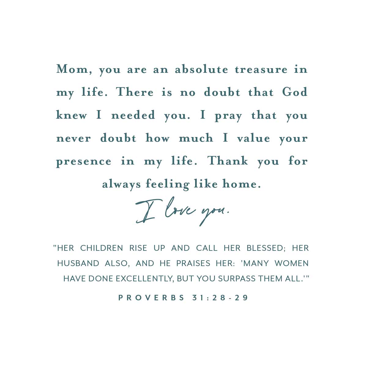 Mother - Glass Cross Occasion Gift Box: Baby Pink