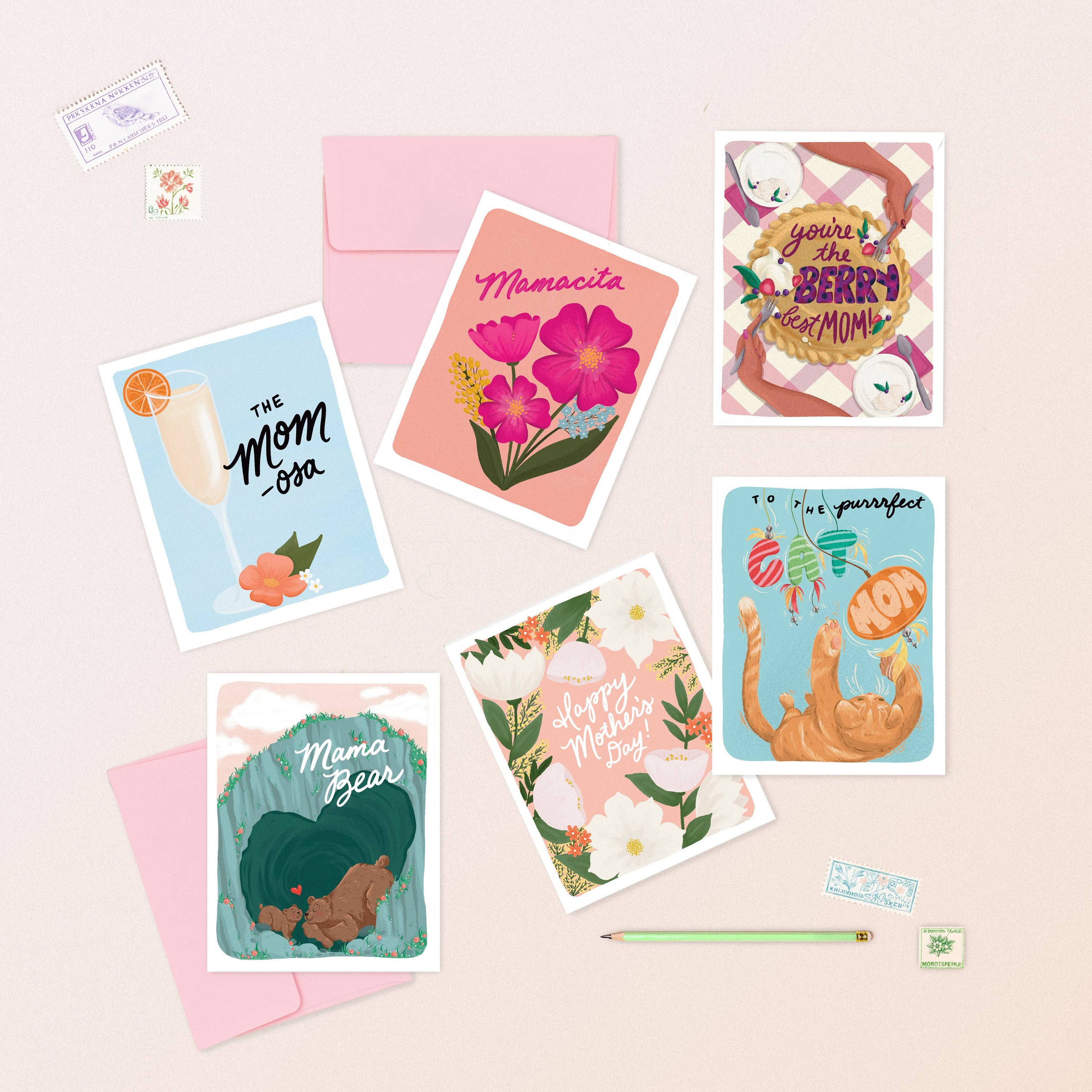 Mom-osa Card | Mother's Day Card