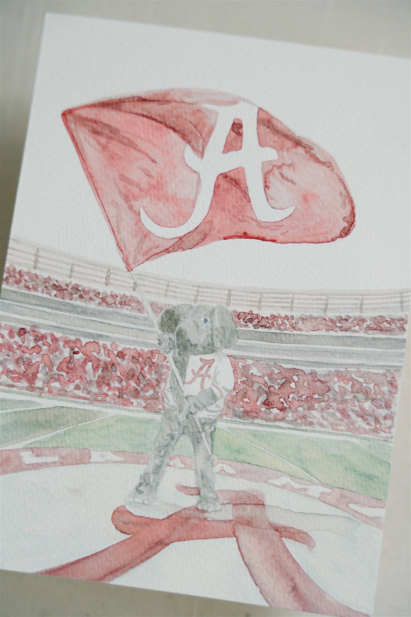 The University of Alabama Big Al Print, Collegiate : 5x7