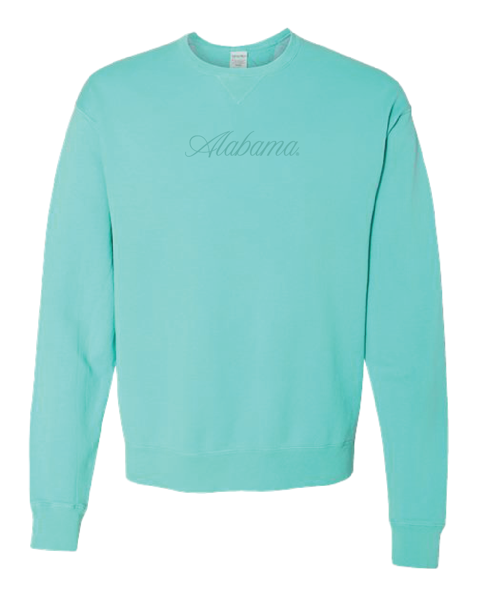 Cursive Alabama Tonal Crewneck