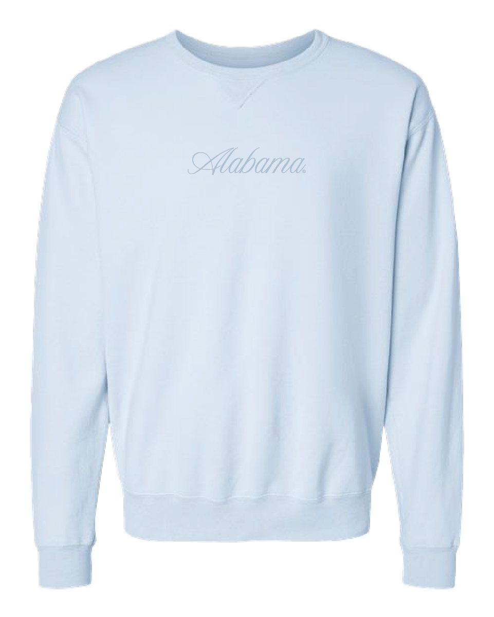 Cursive Alabama Tonal Crewneck