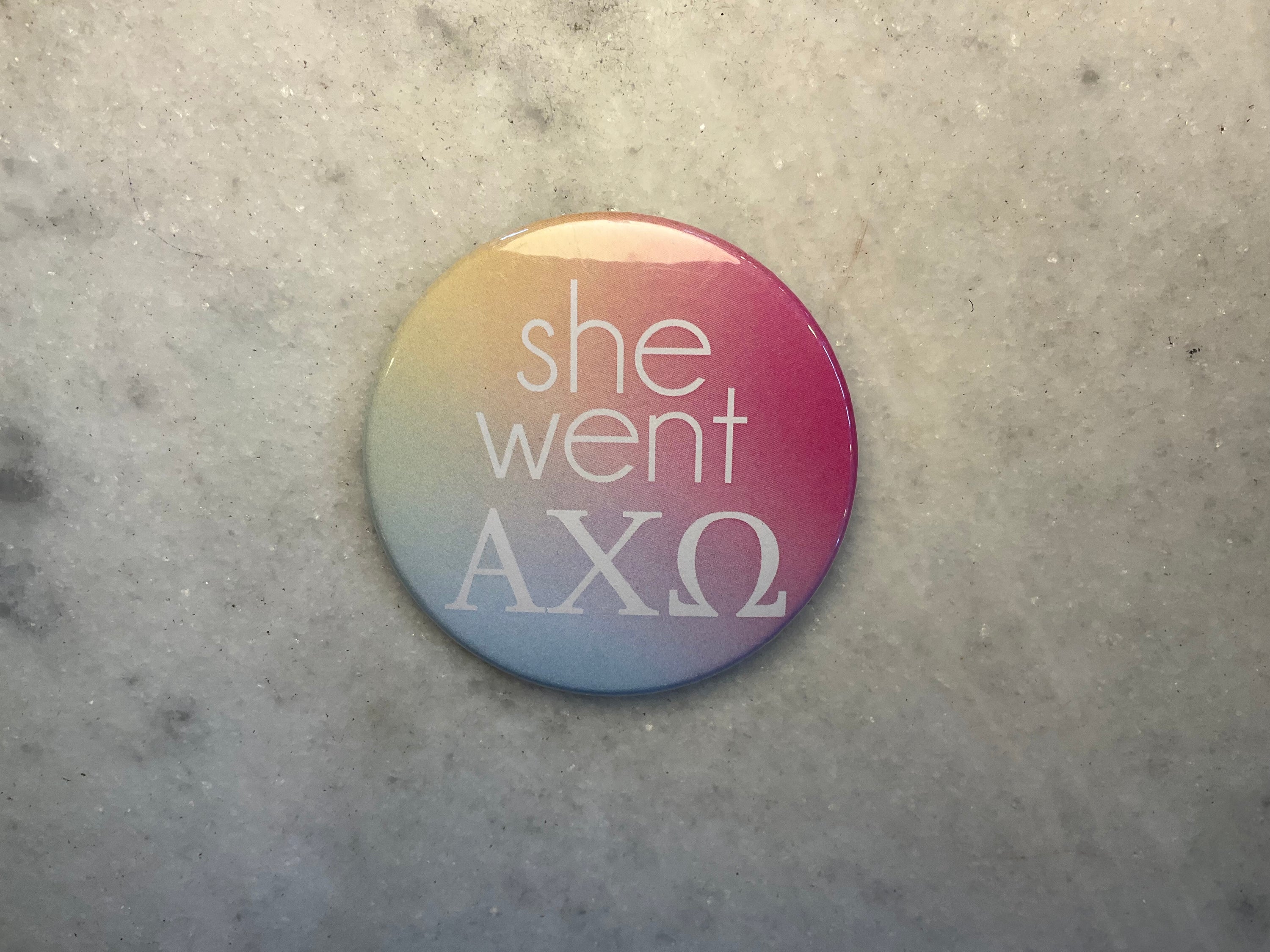 She Went ___ Button