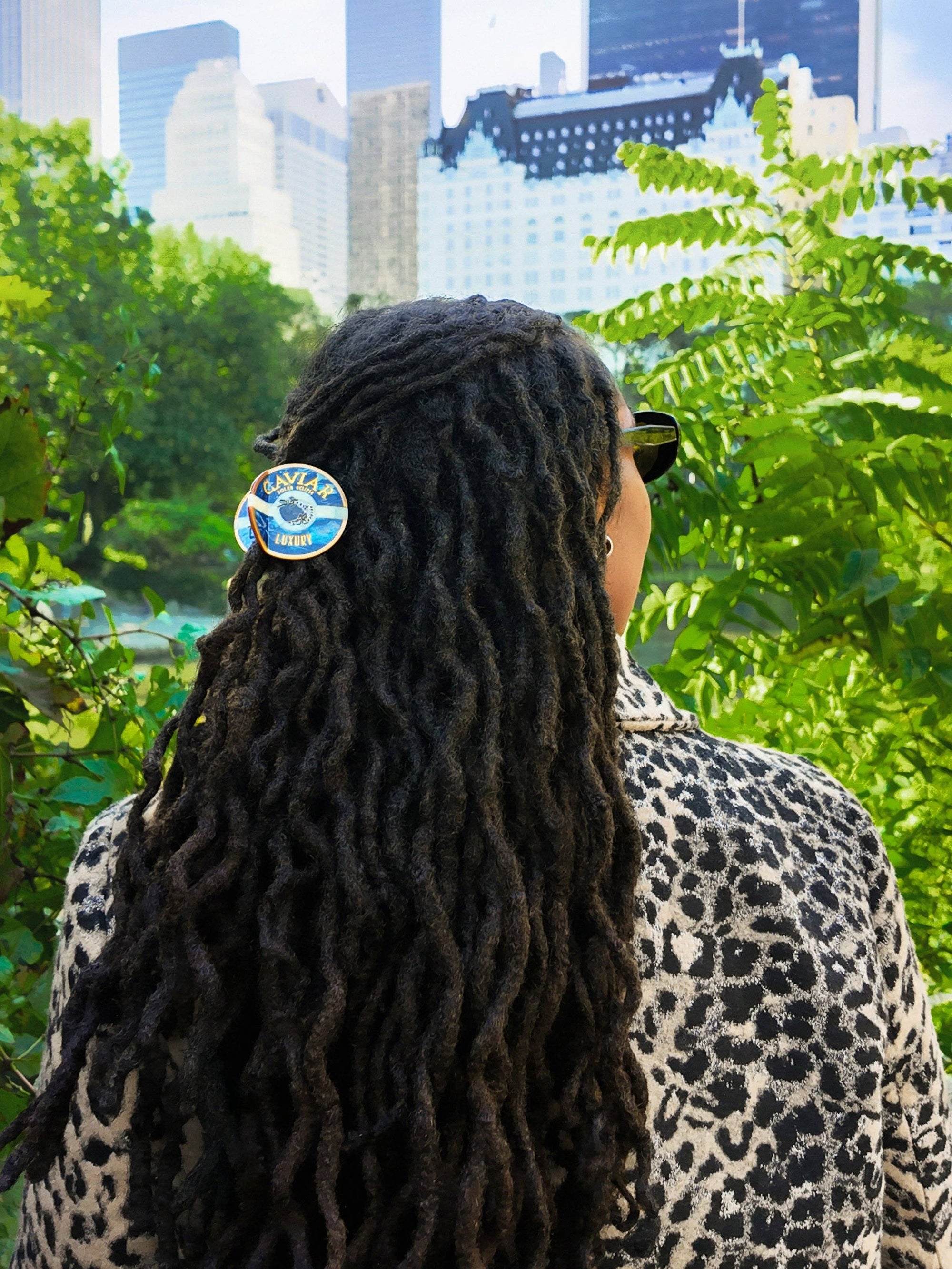 Hand-painted Caviar Claw Hair Clip | Eco-Friendly