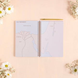 Lilac Church Notes Bible Reference Notebook with Maps