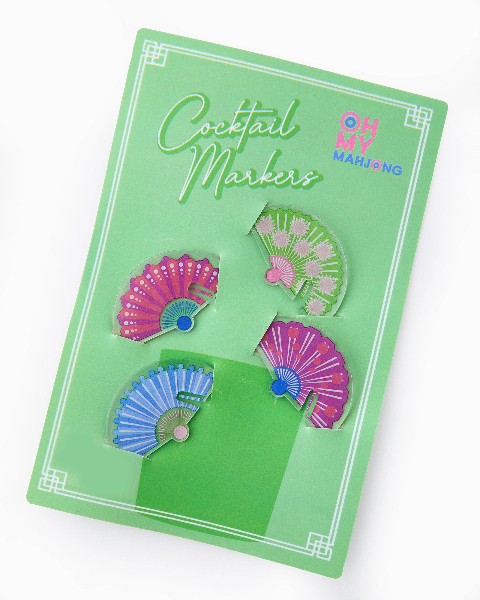 Sensu Fans Cocktail Markers