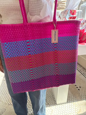 Large PVC Woven Tote
