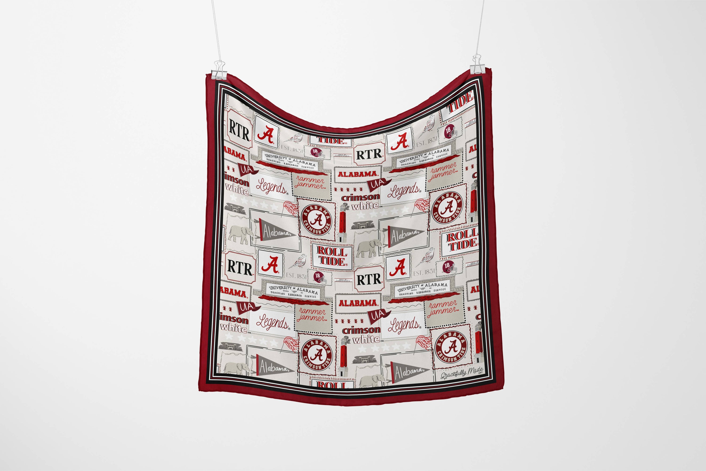 Alabama Silk Scarf