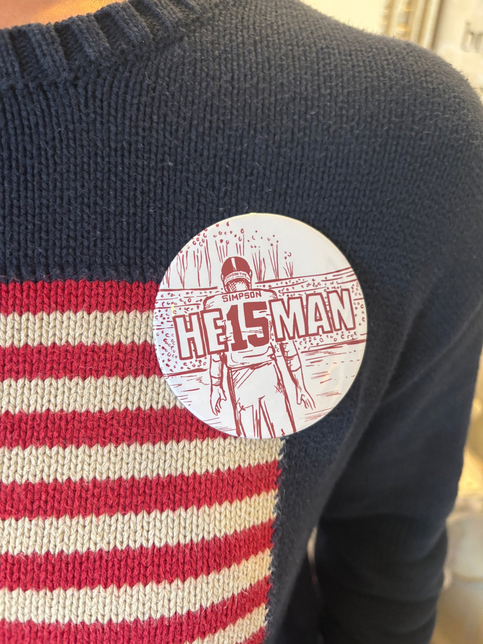 Heisman Button