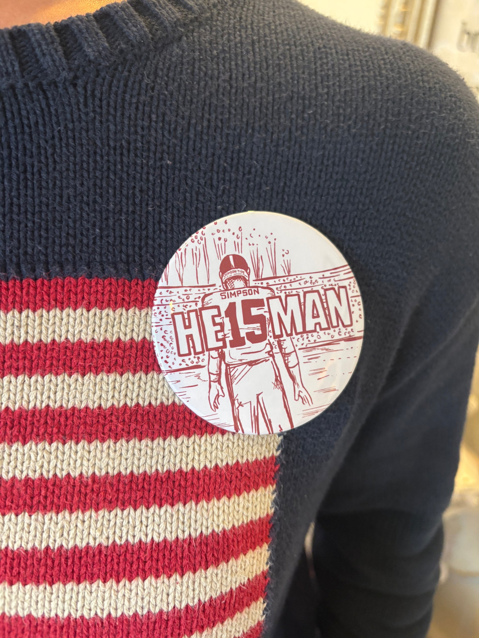 Heisman Button