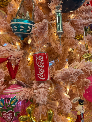 3"COCA-COLA CAN BLOW MOLD ORNAMENT 2/A