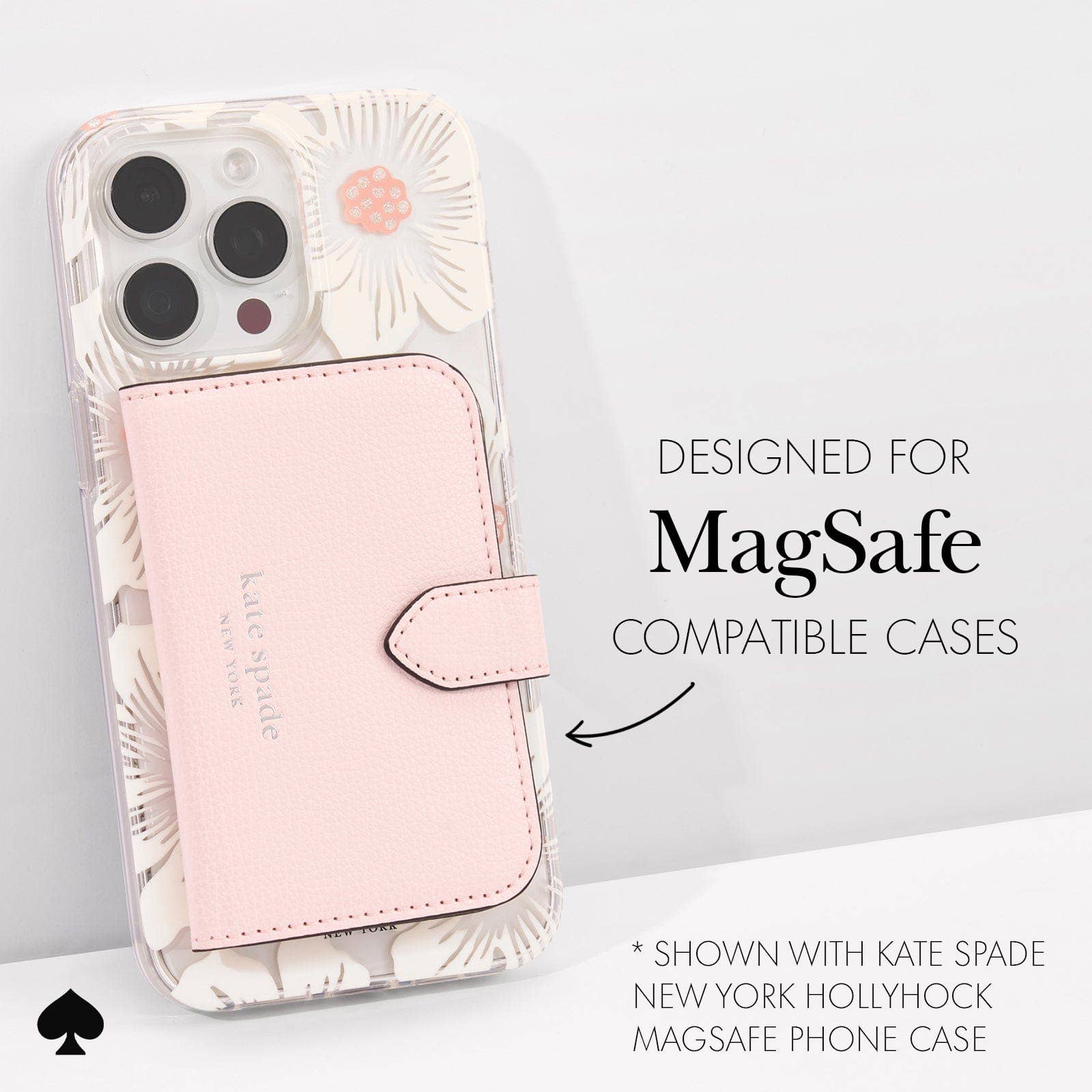 Kate spade new york Morgan Wallet MagSafe Chalk Pink: Chalk Pink