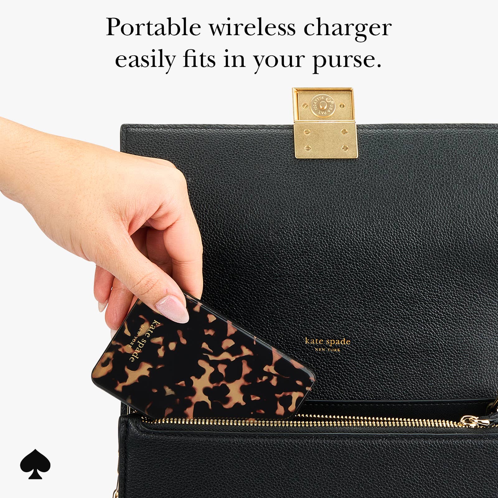 Kate spade new york Tortoise MagSafe Battery Pack: Tortoise