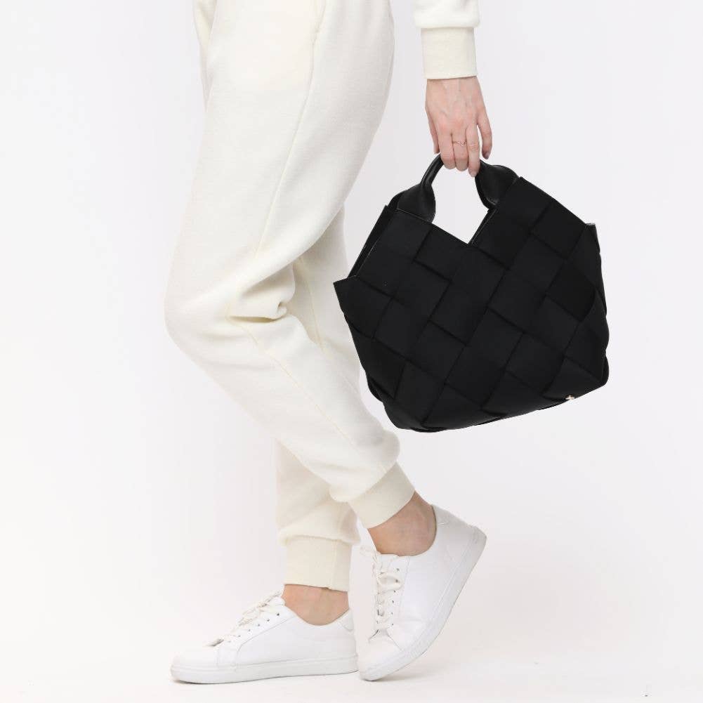 Resilience - Woven Neoprene Tote: Black