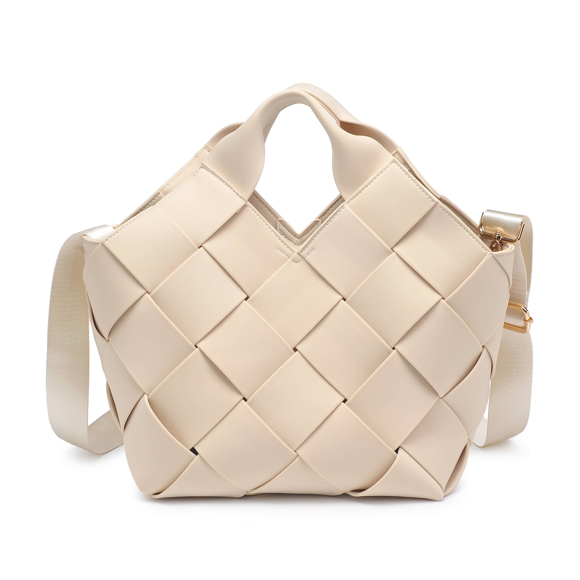 Resilience - Woven Neoprene Tote: Cream