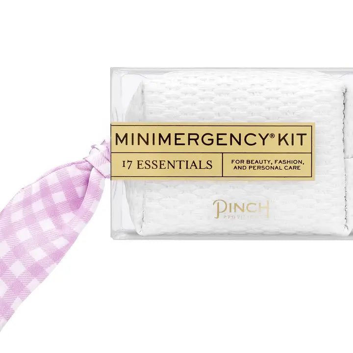 Gingham Scarf Minimergency Kit