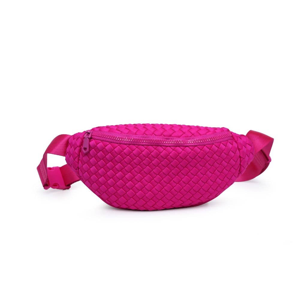 Aim High  Woven Neoprene Belt Bag: Neon Yellow