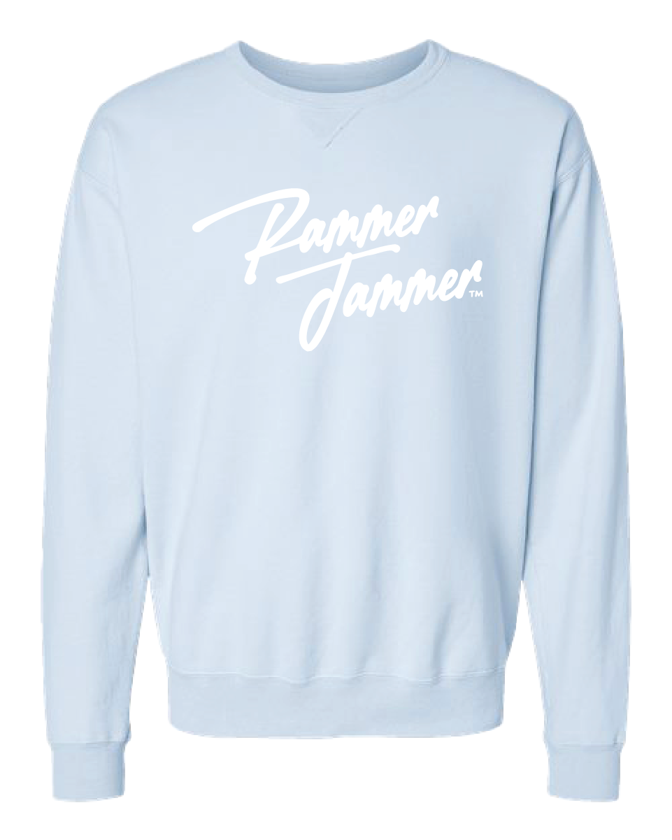 Cursive Rammer Jammer Crewneck