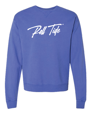 Roll Tide Script Crewneck